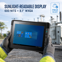 Getac T800 Series 8GB Pantalla capacitiva Tablet PC para logística pública Fabricación de petróleo y gas 4G Intel Uso industrial