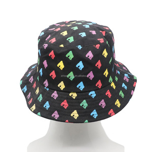 Sombrero de Pescador Casual de Velour Unisex con Protección Solar Impermeable y Estampado Colorido, para Ciclismo, Senderismo y Fiestas - Product Image 3