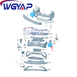 อะไหล่ทดแทน WGYAP OEM L12G853600 DPJ สำหรับโลโก้หน้ารถยนต์ ID6 ชิ้นส่วนตัวถังรถยนต์ คุณภาพสูง รับประกัน 1 ปี - Product Image 2