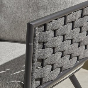 Canapé d'extérieur en corde tressée populaire, mobilier <span class=keywords><strong>de</strong></span> <span class=keywords><strong>jardin</strong></span> <span class=keywords><strong>de</strong></span> luxe - Product Image 6