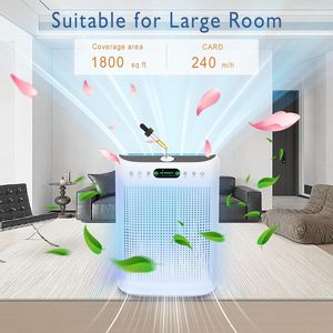Purificador de <span class=keywords><strong>Aire</strong></span> Portátil con Filtro HEPA, Sensor de Aroma y Luz para Oficina, Mascotas, Habitación de Bebé, Purificador de <span class=keywords><strong>Aire</strong></span> para Oficina, Hogar y Mascotas - Product Image 4