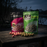 Sachet Doypack en plastique robuste à fond plat, imprimé en héliogravure, doublé aluminium, pour appâts de pêche à la carpe et bouillettes, 1kg 5kg, vente en gros