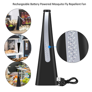 Cấp bằng sáng chế sản phẩm USB Fly Repeller fan có thể sạc lại trong nhà trang trại sử dụng ngoài trời dã ngoại Fly Fan Mosquito Repellent <span class=keywords><strong>Bug</strong></span> Repeller Fan - Product Image 3