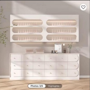Exhibidor de Esmaltes de Uñas Wss, Gabinete de Almacenamiento de Esmaltes y Pegamento, Cajones de Múltiples Niveles, Gabinete de Almacenamiento de Pie - Product Image 1