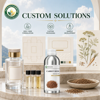 Huile Essentielle de Graines de Carotte (Daucus Carota) pour Soins Capillaires – Formule Vitalité du Cuir Chevelu pour Masque Professionnel en Salon