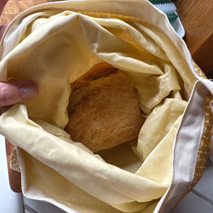 Bolsas de pan de cera de abeja para pan casero con tapa de cuenco, bolsa de almacenamiento de congelador para mantener fresco, juego de bolsa de comida de pan de masa fermentada para hornear - Product Image 4