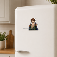 Imanes Lenticulares 3D de Anime para Refrigerador, Resistentes al Agua, de PET y Espuma EVA, Adhesivos Magnéticos para Refrigerador, Decoración y Recuerdos