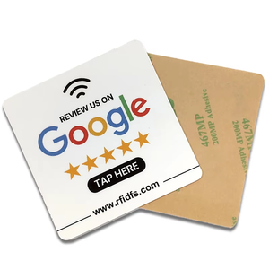 <span class=keywords><strong>Google</strong></span> Review etiqueta NFC etiqueta Social Media placa pestaña Tiktok Facebook QR código tarjeta de regalo jugar <span class=keywords><strong>Google</strong></span> Review stickers - Product Image 1