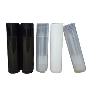 Customization private label lip gloss bottle plastic lipbalm packing empty lip balm tubing