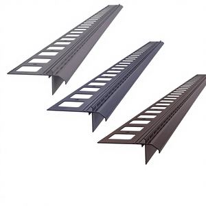 Profil de gouttière en aluminium imperméable Renoplast Modern K20R pour la finition des terrasses, des balcons et des systèmes de drainage des sols en résine - Product Image 1