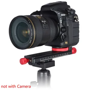160mm Aluminium legierung Makro Fokussierung schienen schieber Nahaufnahme Stativ kopf für Canon Nikon Sony A7 A7SII A6500 DSLR-Kamera