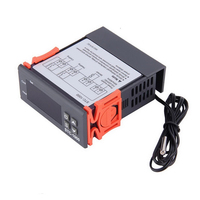 Pengontrol Suhu Digital Termostat STC-1000 Termoregulator Inkubator LED 10A Pemanas Pendingin STC 1000 12V 24V 220V