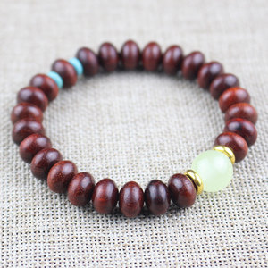 Zambian Blood Sandalwood <b>Bracelet</b> 10mm Abacus Beads Women's Jewelry Everyday Wear Hangzhou Origin - Product Image 2