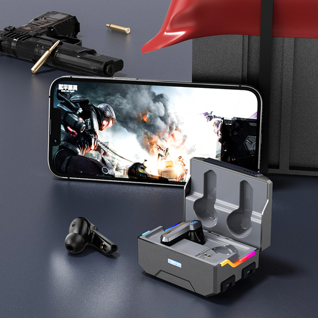 Oforui R3-W Wireless TWS In-Ear Earbuds Active Noise Cancellation (ANC) LDAC BT 5.4 RGB LED Gaming Earphones IPX5 40+ Hours