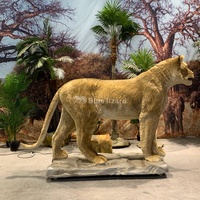 Centres commerciaux Radar Contrôle Animal Intérieur Parc À Thème Décorations Animatronic Lion's Wife Nala Modèle