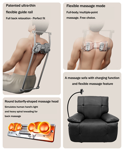 <span class=keywords><strong>Canapé</strong></span> de massage en cuir véritable, <span class=keywords><strong>canapé</strong></span> <span class=keywords><strong>électrique</strong></span> réglable, <span class=keywords><strong>canapé</strong></span> multifonctionnel pour home cinéma, massage corporel complet, zéro espacement mural - Product Image 4