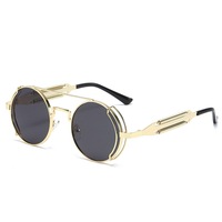 Nouvelle mode arrivée lunettes de soleil Vintage Style Steampunk lunettes soudage Punk lunettes Cosplay marque concepteur cinq couleurs lentille