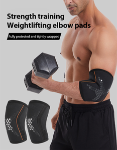 Rodillera de neopreno de 7mm de grosor con logotipo personalizado, rodillera de compresión, flexible, antideslizante, deportes, dispositivo de protección para levantamiento de pesas, coderas y rodilleras - Product Image 6