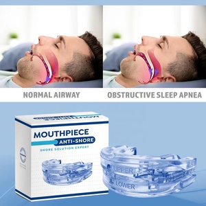 Anti Snoring Mouthpiece Adjustable Mouth Guard Effective Snore Solution Anti <strong>Teeth</strong> Grinding Tray Night <strong>Mouthguard</strong> for Bruxism - Product Image 4