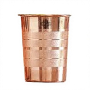 BS International NA216 Tasse à eau en cuivre véritable de style américain, compatible lave-vaisselle, 300 ml, revêtement anti-corrosion, résistante à l'ébullition - Product Image 1