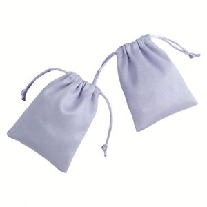 Exquisite Drawstring Cosmetic Bag New Spot Flannel Lipstick and Jewelry Storage Recyclable for Necklaces and <b>Watches</b> - Product Image 5