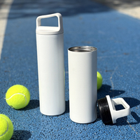 Botella de Agua Deportiva Portátil con Aislamiento Térmico de 12-24 Horas, Certificada por BSCI, de Acero Inoxidable 18/8 304, Libre de BPA, con Tapa Hermética, Ideal para Regalo