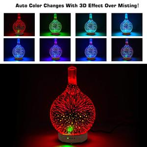Online alışveriş abd 100ml renkli ışıklar ev dekoratif ultrasonik nemlendirici piezoelektrik dönüştürücü - Product Image 4