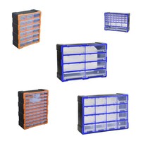 Boîte à outils matérielle monobloc en plastique Transparent GDT PP pièces de tiroir Lego blocs de construction mallette de rangement personnalisable ODM pris en charge