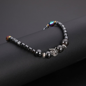 Bracelets magnétiques pour la perte de poids pour femmes et hommes, animaux hiboux, pierres, bracelets magnétiques thérapeutiques, bracelet pour soulager la douleur, bijoux de santé (KAN483) - Product Image 4