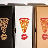 Boîte d'emballage pour pizza noire carrée personnalisée avec logo, imprimée sur mesure, 20x20, 40x40, 30x30, 12x12, 33, 18 cm, 16, 14, 10, 18 pouces