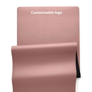 Factory Top Sale Fitness OEM Custom Printed <strong>Personalnized</strong> Design Heated Anti Slip Polyurethane Natural PU Rubber Yoga Mat - Product Image 6