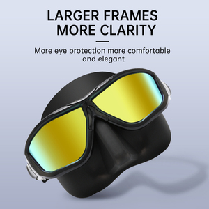 लहर पेशेवर पानी के खेल स्नॉर्कलिंग freediving एक आकार scube डाइविंग मुखौटा - Product Image 3