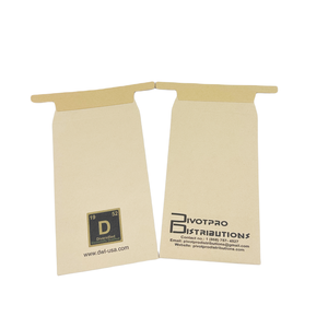 Busta in Carta Kraft Naturale Marrone con Chiusura a Laccio e Logo Personalizzato - Product Image 4