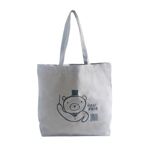Custom Logo Printed Promotional Recycle Shopping Tote Canvas Bags