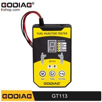 Testeur et kit de nettoyage d'injecteurs de carburant GODIAG GT113 avec 6 tailles d'adaptateurs, 8 modes de pulser pour voitures, motos