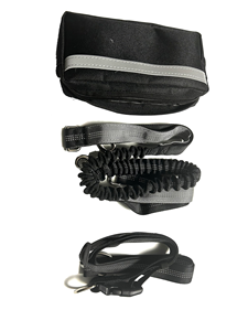 [Hands-Free] <b>Shock</b> Absorbing Nylon <b>Dog</b> Bungee Leash with Adjustable Waist Belt <b>for</b> Hands-Free Running and Hiking - Product Image 2