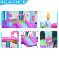 Château gonflable pour enfants, toboggan gonflable, château rebondissant, fabriqué en Chine par Doctor Dolphin Factory