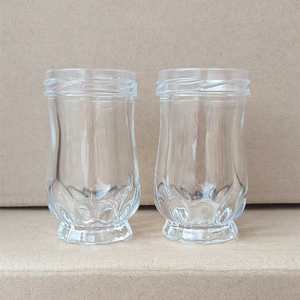 Vide 50ml Verre Blanc Champignon Soupe Bouteilles Nid D'oiseau Bouteille Avec Couvercle Hermétique En Métal - Product Image 1