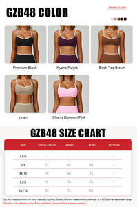 ダブルショルダーストラップスポーツブラ取り外し可能チェストパッドジム用ヨガトップクロスバック高強度ランニングフィットネスホルターブラ - Product Image 2