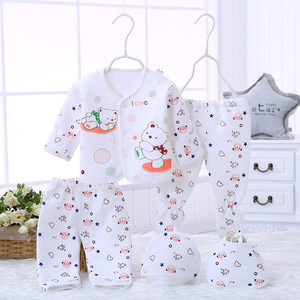 Conjuntos de Ropa Cómoda para Bebé, 5 Piezas, Trajes de Ropa para Bebé Recién Nacido - Product Image 1