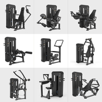 Serie de Máquinas de Gimnasio Profesionales con Selector de Peso, Equipo de Fitness para Entrenamiento de Fuerza, Ideal para Clubes Comerciales