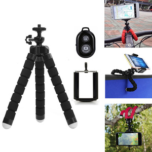 Mini trépied flexible de qualité supérieure pour téléphone et appareil photo Compatibilité de l'obturateur à distance sans fil pour appareils mobiles - Product Image 4