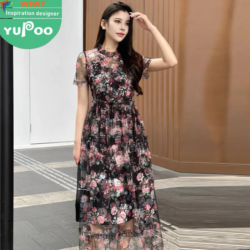 556-105-871 clothing manufacturers custom woman clothes wholesale prom apparel elegant vintage lady oem stock long Dresses