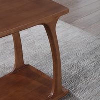 Table console en bois massif nordique, meubles modernes pour salon, pour petits espaces, non pliable, sans rangement