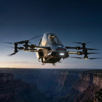 Пилотируемый летающий мотоцикл-вертолет (EVTOL) с карбоновым корпусом, вертикальным взлетом и посадкой, для продажи по всему миру