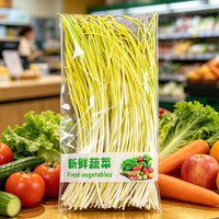 Hoge kwaliteit op maat gemaakte plastic zelfklevende zakken voor groente- en fruitverpakkingen, bedrukte transparante zelfklevende verpakkingszakken