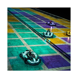 Professionnel activer Go Karting course défi jeu interactif intérieur AR sol 3D Projection parc d'attractions autos tamponneuses - Product Image 1