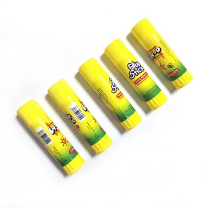 Bâton de colle PVA jaune personnalisé OEM, respectueux de l'environnement, fournitures scolaires pour l'artisanat, adhésif pour papeterie - Product Image 4