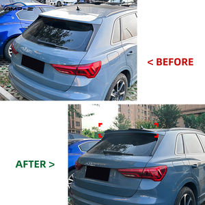 Aileron d'aile <span class=keywords><strong>de</strong></span> <span class=keywords><strong>toit</strong></span> arrière AMP-Z <span class=keywords><strong>Q3</strong></span> F3 noir brillant Abs pour <span class=keywords><strong>Audi</strong></span> <span class=keywords><strong>Q3</strong></span> F3 SUV 2019 + accessoires <span class=keywords><strong>de</strong></span> voiture - Product Image 2