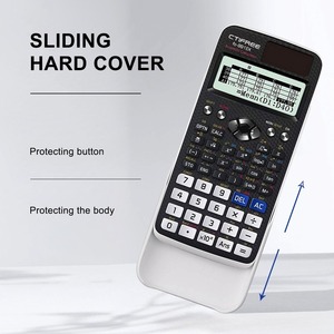 Calculatrice scientifique solaire transfrontalière FX991EX 552 fonctions, matrices, nombres complexes, résolution d'équations, plastique neutre - Product Image 2